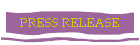 PRESS RELEASE